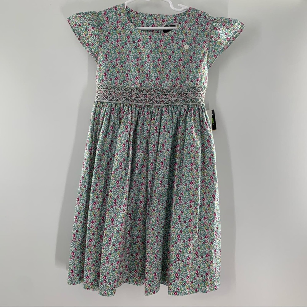 Question Everything Smock Little Girls Dress Size 5-6 NWT